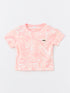 LC Waikiki Crew Neck Tie-Dye Patterned Short Sleeve Girls' Pajamas Set